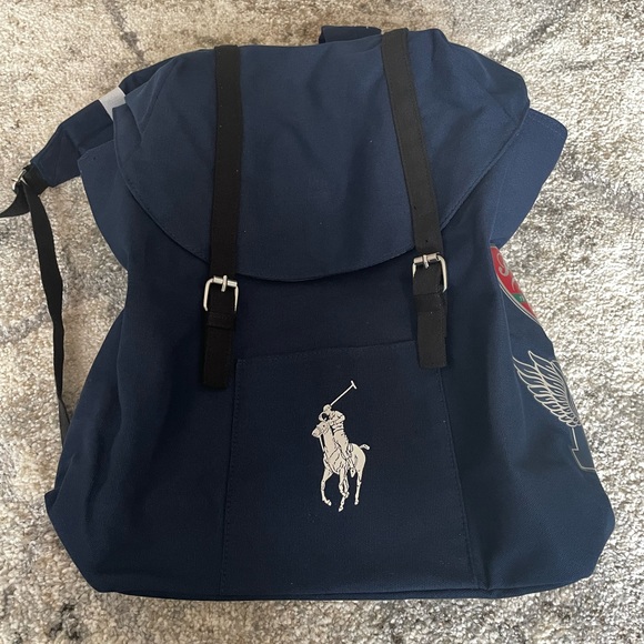 Polo Ralph Lauren navy Backpack - Picture 2 of 10